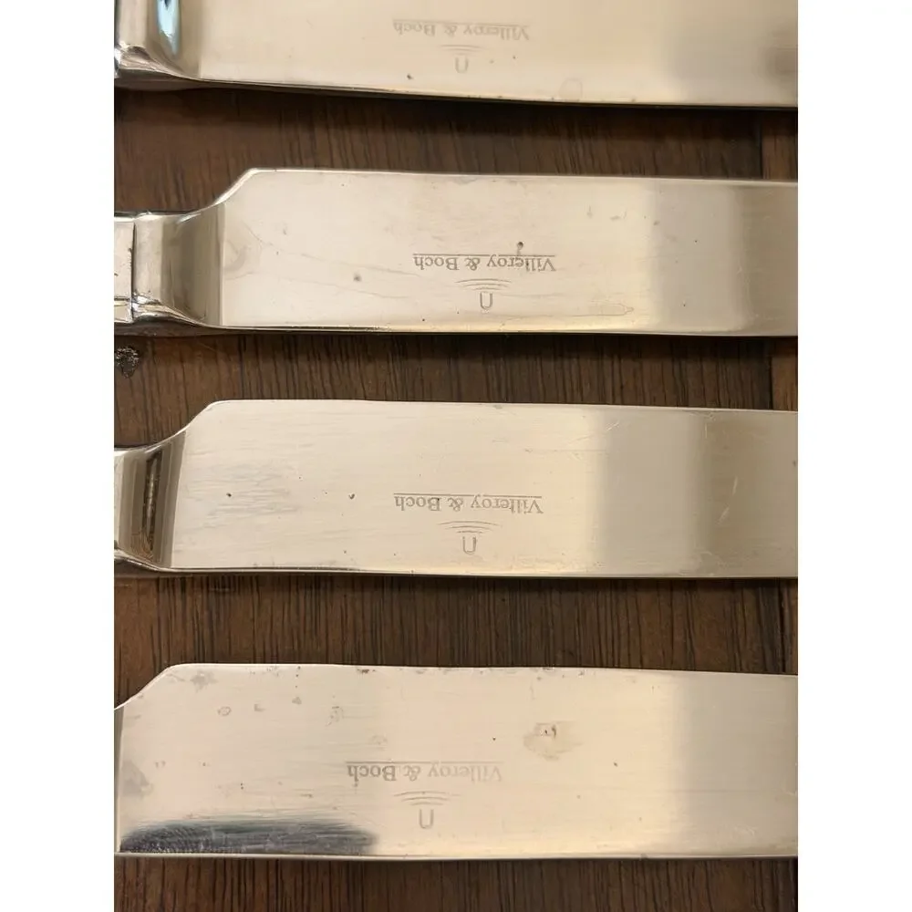 Villeroy Boch VICTOR Knives Forks Spoons Solid (Set of 12) Stainless Vietnam 9